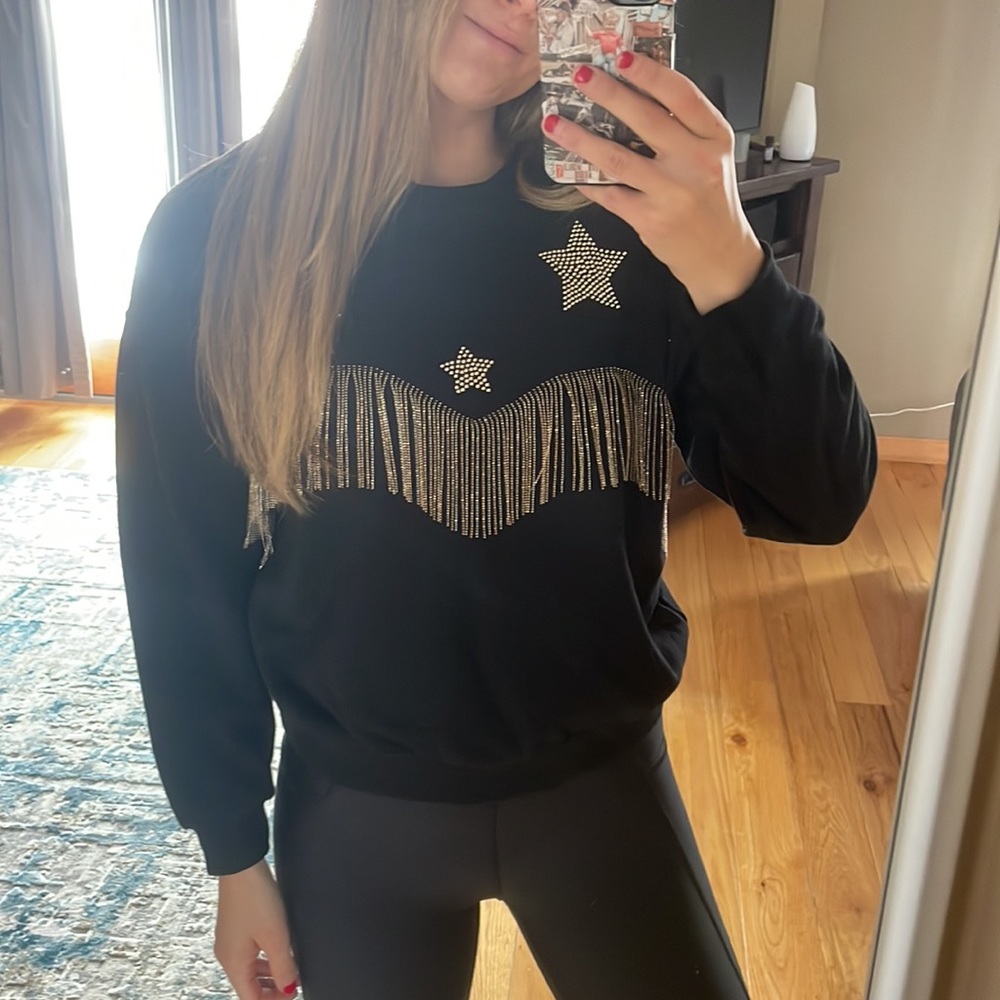 Western Fashion Star and Tassel sweater!